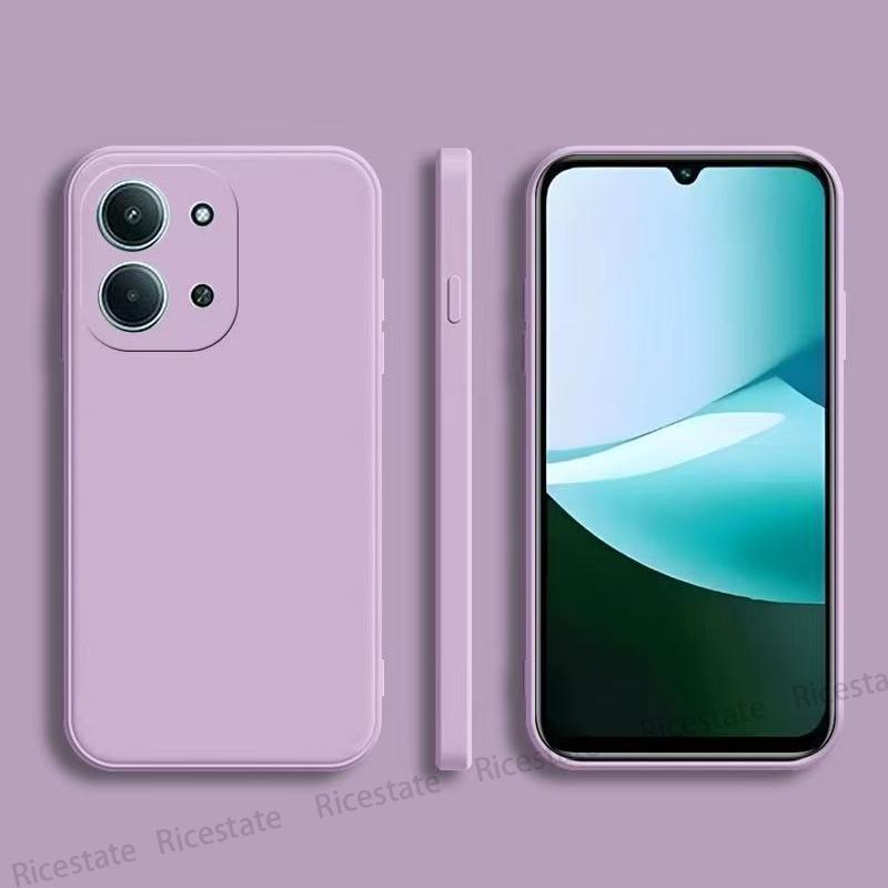 For Xiaomi Redmi 15C 4G 5G Cover Square Liquid Silicone Protective Phone Back Cover Cases For Redmi15c