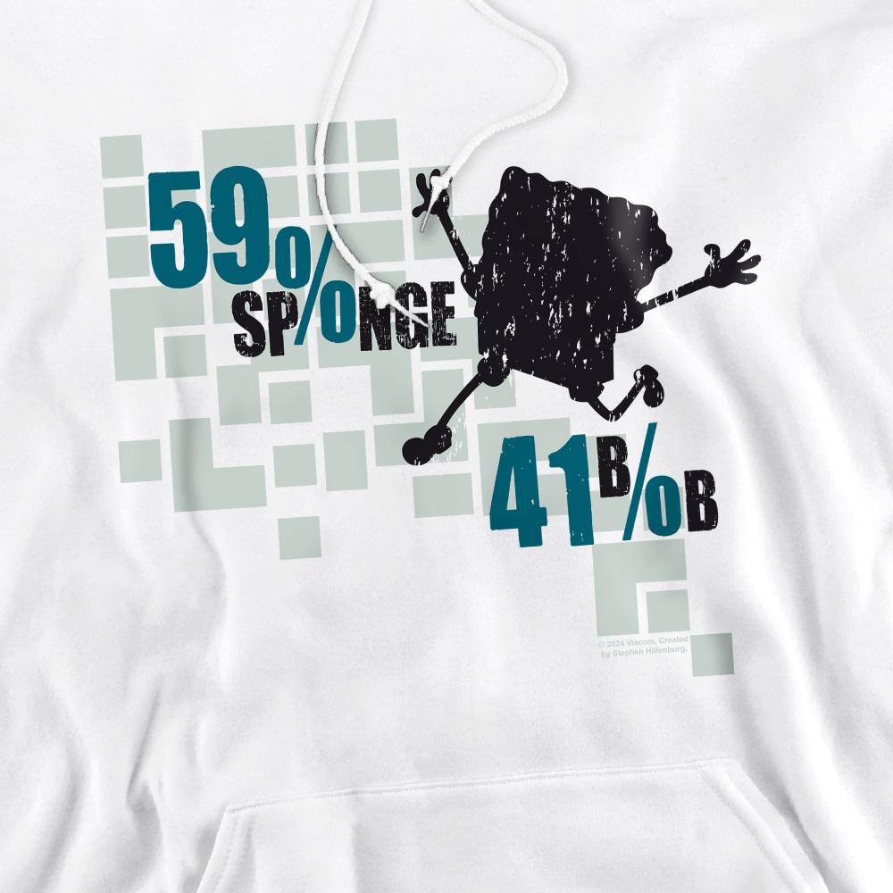 SpongeBob SquarePants Mens 59% Sponge 41% Bob Hoodie
