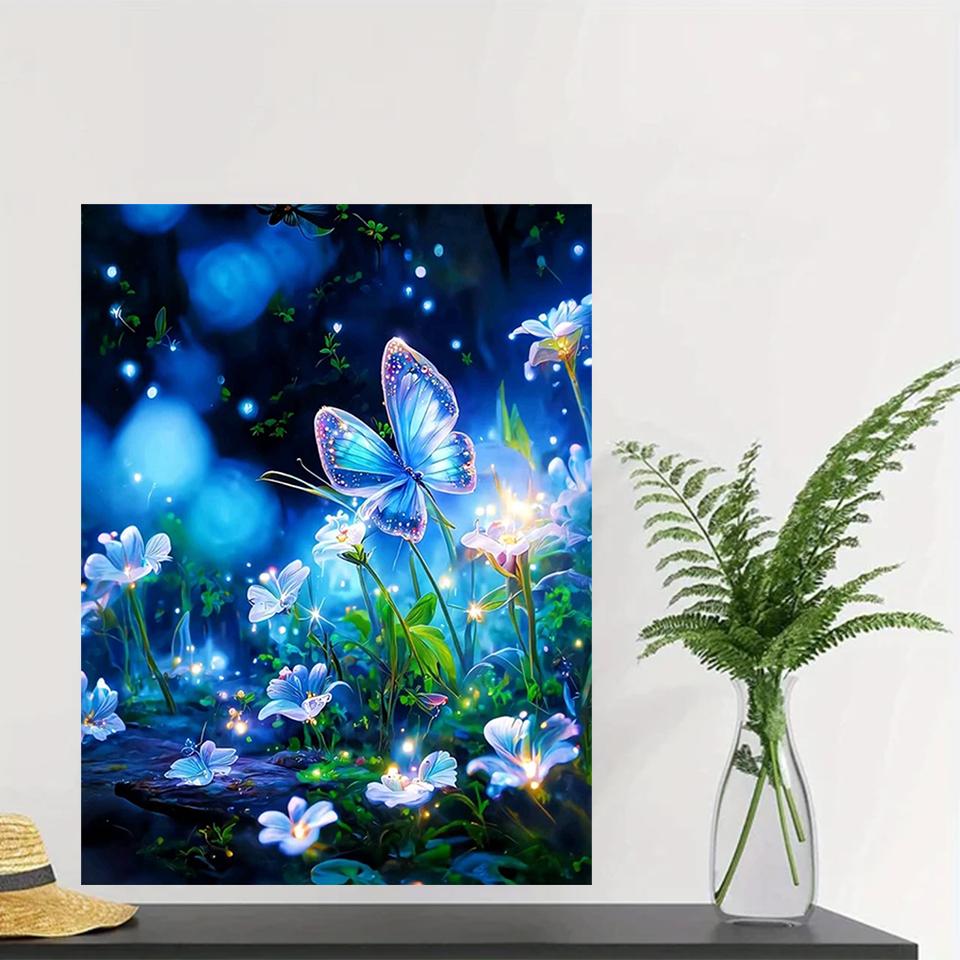 2024 5D Diamant Malerei Schmetterling Serie Blume Landschaft Diamant Mosaik Tier Diy Stickerei Set Handgemachte Wohnkultur