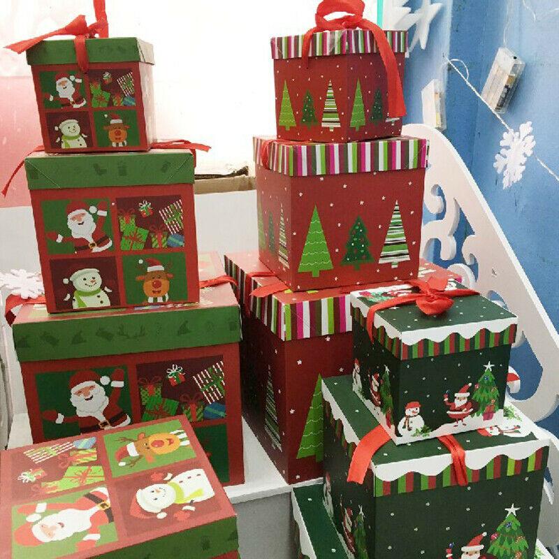 2025 New Christmas New Personalised Christmas Eve Gift Box Xmas Present Party Favour Foldable Gift Boxes