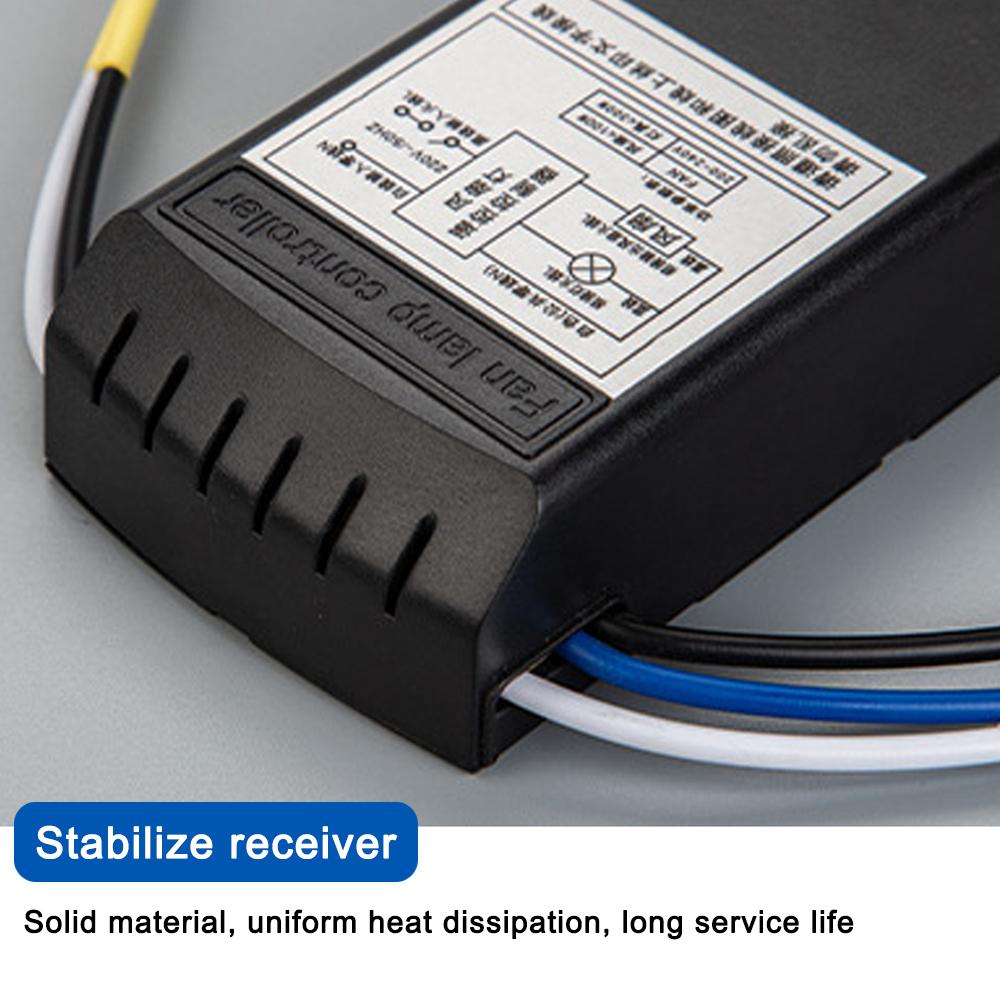 110V Universal Ceiling Fan Lamp Remote Control Kit 3-in-1 Ceiling Fan Light Speed Timing Wireless