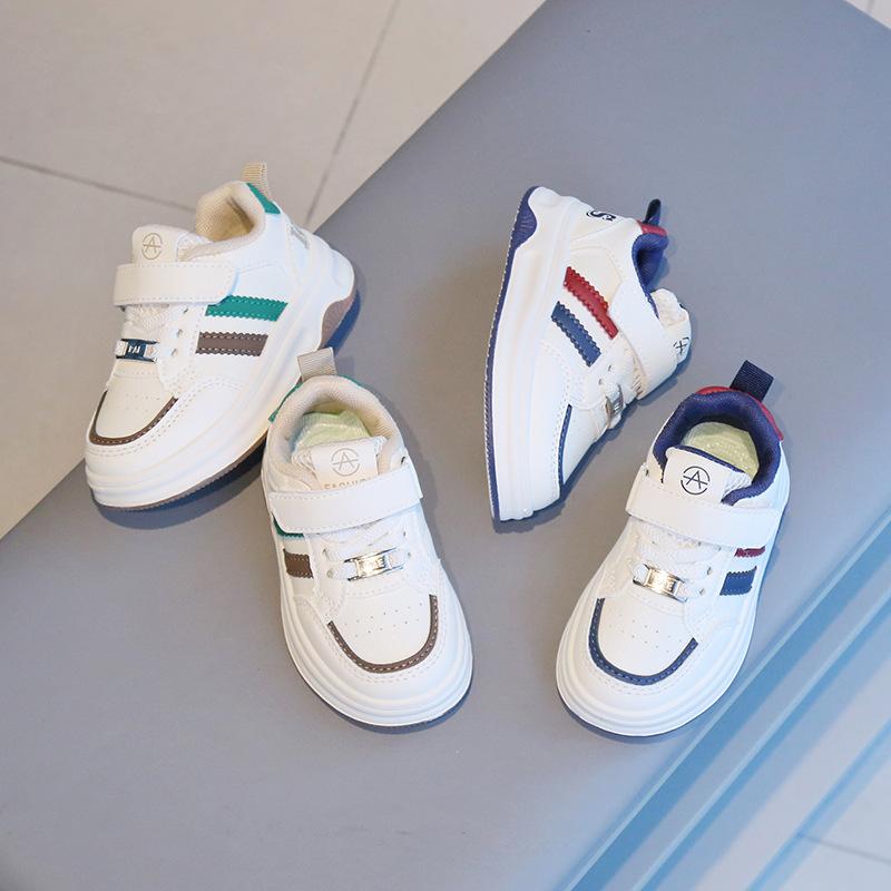 Children's sports shoes board shoes medium and small children's casual shoes tide little white shoes men's and women's baby shoes kindergarten ru
