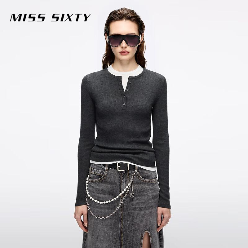 

Женский вязаный костюм-двойка из смесовой шерсти и шелка MISS SIXTY S