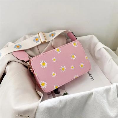 Little Daisy Embroidery Cute Mini Women's Crossbody Bag, Small Handbag, Wrist Guard, Wallet, Phone Bag, Coin Wallet