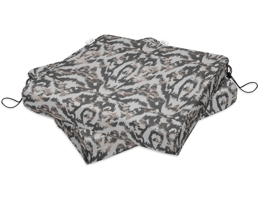 Vargottam Perfect Outdoor Indoor Square Corner Seat Cushions Water-Resistant Lounge Chair 18.5" X 16" Home Office Patio Furniture