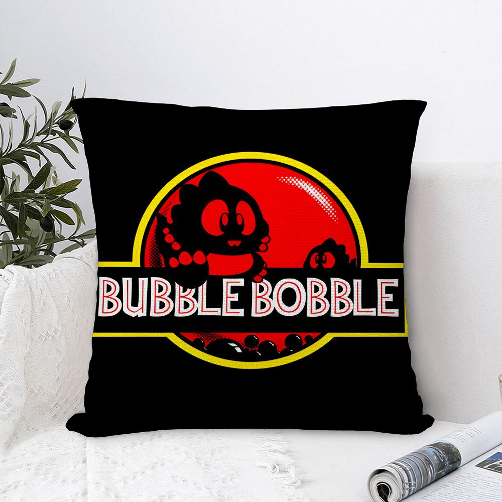 Game Bubbles B-Bobble Pillow Case Sofa Decorative Home Double-Sided Printing Short Plush Cushion Cover Throw Pillow Cover Gifts