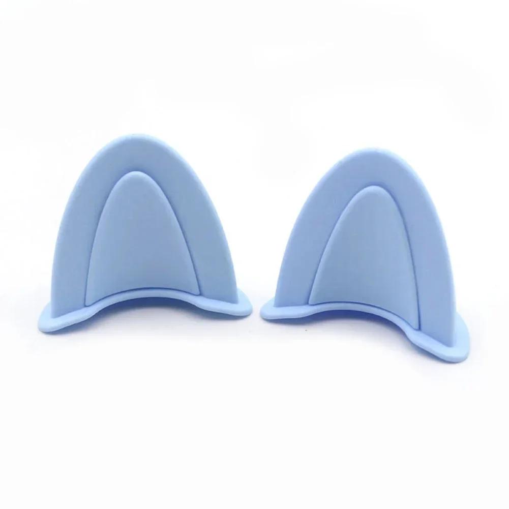 2pcs Cute Motorcycle Helmet Cat Ears Electric Car Motocross Stickers Driving Styling Universal Helmet Decoration Accessories