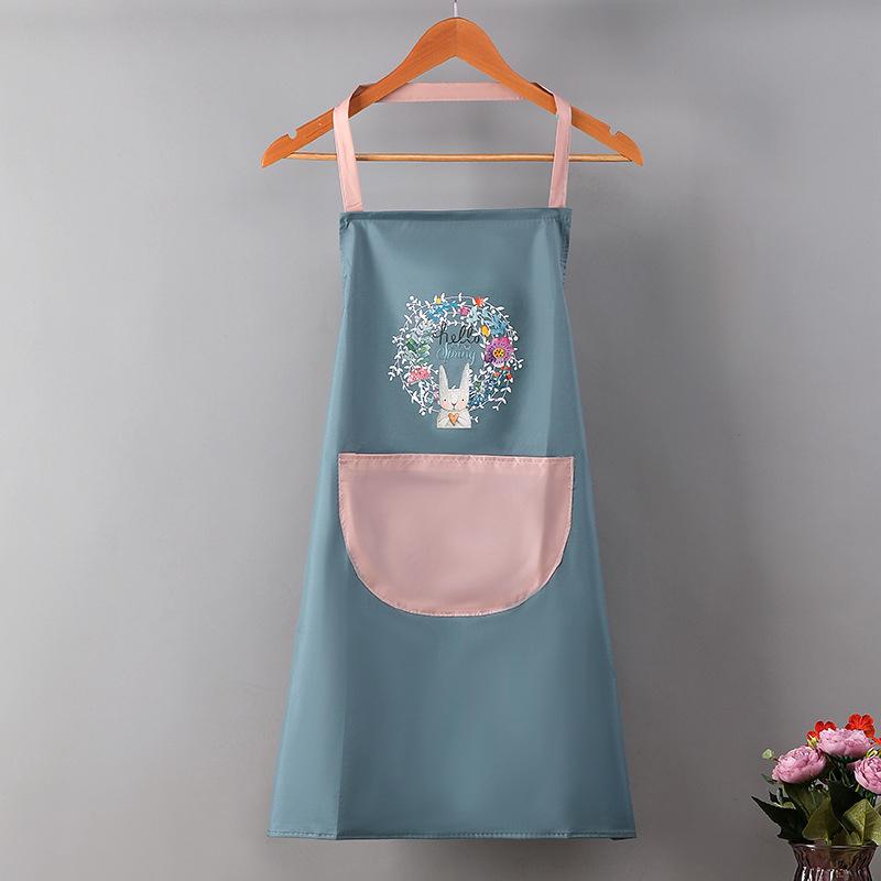 Hand-Wiping Kitchen Household Cooking Apron Oil-Proof Waterproof Men Women Adult Waist  Coffee Overalls Wipe Hand Apron