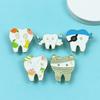 Creative Cartoon Tooth Brooch: Cute Metal Badge for Dental Awareness