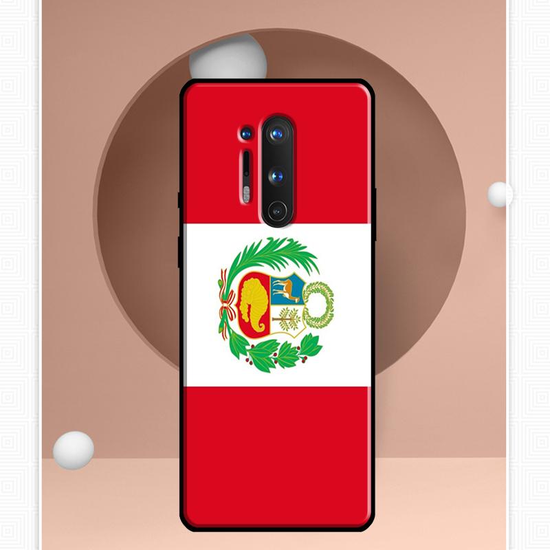 Custodia Bandiera Perù Per OnePlus Ace 11 9 10 Pro 9RT 10T 8T Cover Per OnePlus Nord CE 2 Lite 2T N10 N20