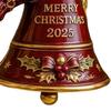 Yousheng Merry Christmas Horse Bell Decoration Home Office Holiday Party Xmas Tree Horse Shape Bell Eyes Hanging Ornament Horse Lover Gift