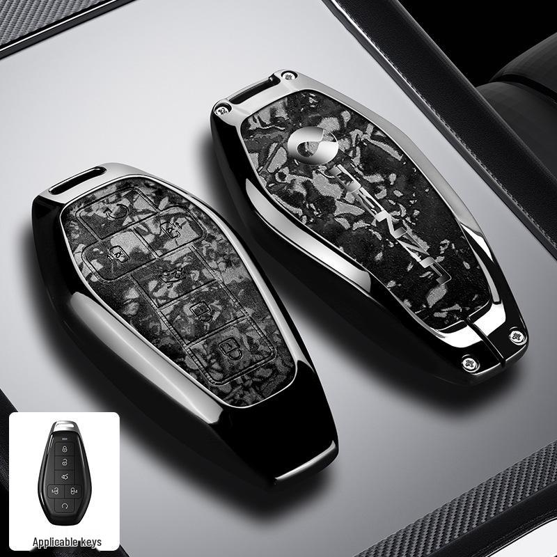 Denza D9 Key Case N7max: Metal N8/N8L Anti-drop Shell - Light Luxury, Simple Style.