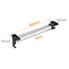 Heavy Duty Pull-Out Closet Valet Rod Adjustable Wardrobe Clothing Rail Top Mount Wardrobe Hanger Rack Bar Ball Bearing Slide