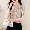 Splicing Lace Chiffon Shirt, Women's Spring Small Shirt, Women's Age Reducing Versatile Top