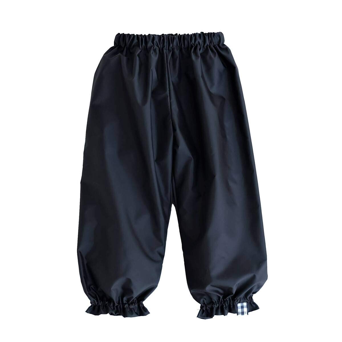 

Маленькие брюки от дождя Мэри в клетку гингем Июньская коллекция Игровая одежда Водоотталкивающие 85-160см Черный/Фиолетовый/Бежевый (Черный, 90см) чёрный