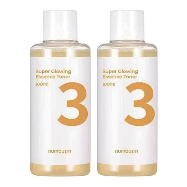 numbuzin - No. 3 Super Glowing Essence Toner Mini Bundle Set 2 pcs