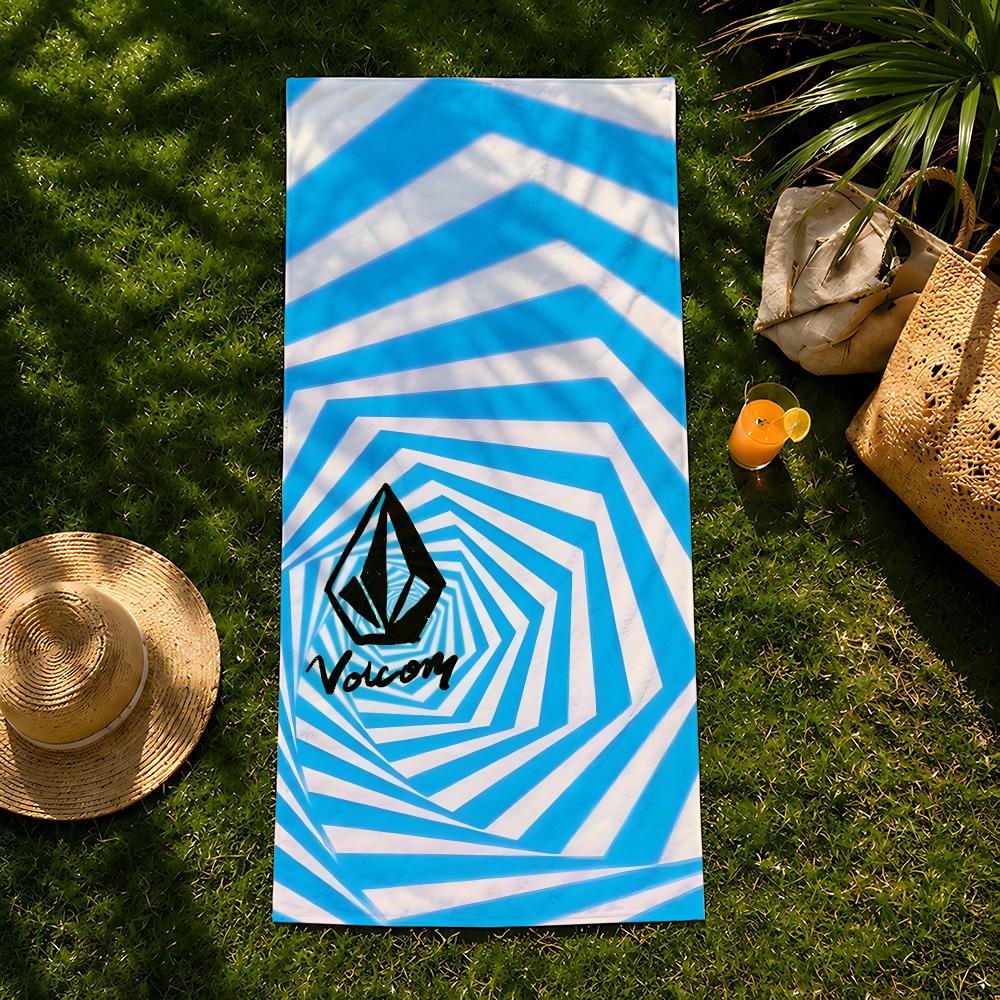 Brand V-Volcom Towel beach towel, quick drying absorbent bath towel for Swim,Gym,Camping,Outdoor