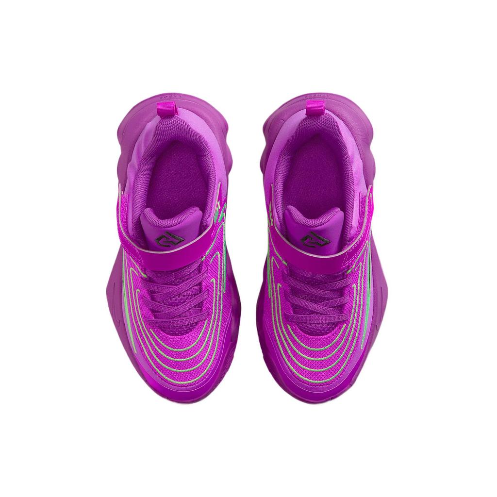 Nike Giannis Immortality 4 PS Joker Kids Sneakers Purple Bold-Berry Green-Strike FZ6733-501