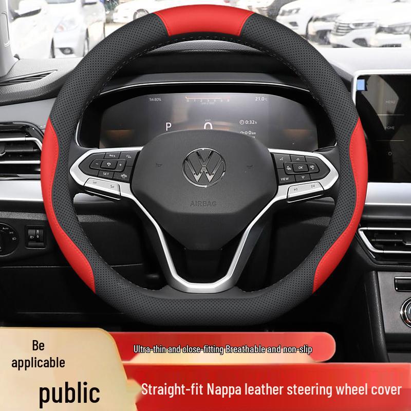 Volkswagen Steering Wheel Cover for Lavida, ID.3, Lamando, Tiguan L, Passat, Tayron, Angkai, An, and Weiran