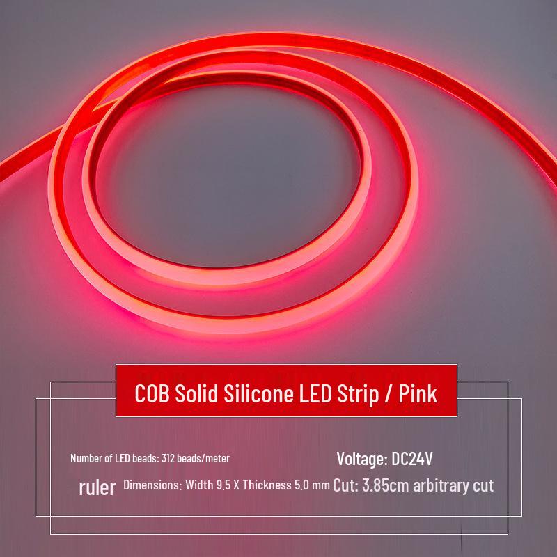 Silicone Waterproof LED Strip Light with Fixing Buckle for Swimming Pools and Fish Tanks