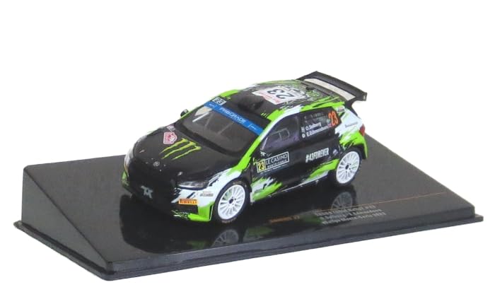 

IXO Skoda Fabia Rally2 2023 Ралли Монте-Карло Сольберг Готовая модель 1/43 #23 О.