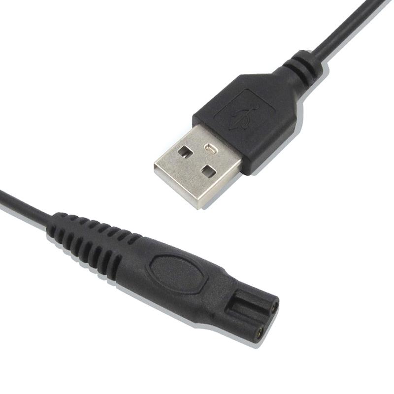 Elektrický holicí strojek USB nabíjecí kabel Napájecí kabel Nabíječka Zástrčka elektrického adaptéru