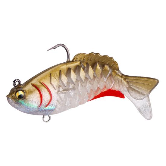 

9.5СМ/20Г Многосекционная рыболовная приманка с острым крючком, многосекционный свимбейт, реалистичная бионическая искусственная приманка, аксессуары для пресноводной и морской рыбалки