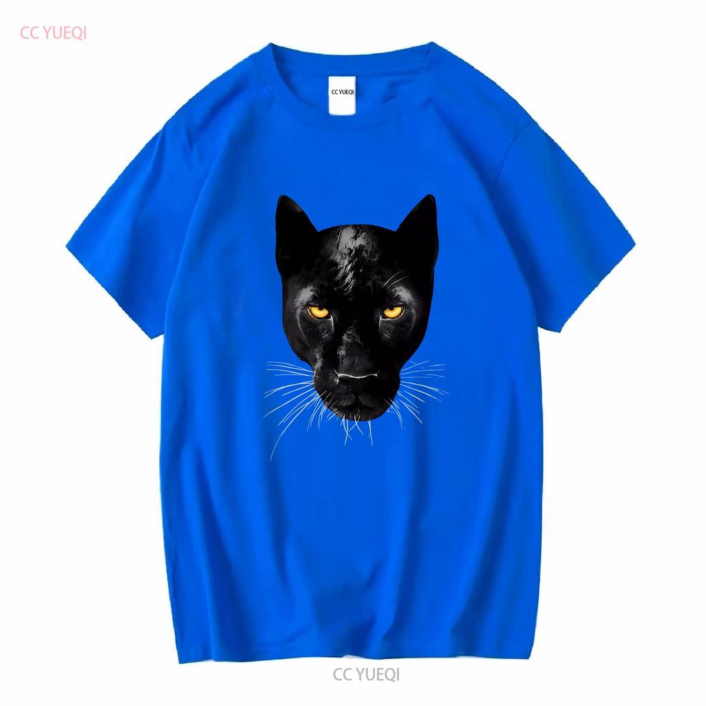 Tričko Pánská Móda Pantherův Pohled Streetwear Černé s dlouhým nebo krátkým rukávem vintage Prané Pružné Lehce Unisex móda