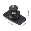 Universal 1/4inch Screw Adhesive Plate For LED Light Phone Mount Camera Bracket With 360 Degree Swivels