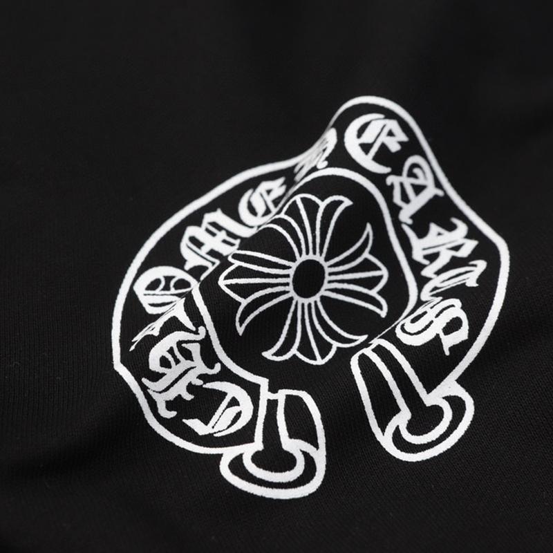 848 CHROME HEARTS 2025 Herbst und Winter Neues Übergröße Klassischer Stil Logo Reißverschluss Kapuzen-Sweatshirt, Geeignet für Paare zum Tragen