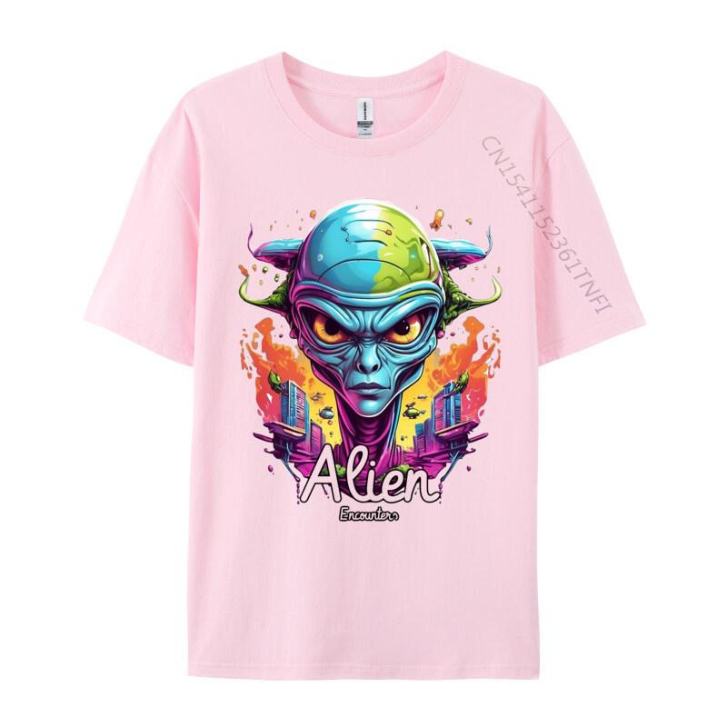 Exploring Extraterrestrial Wonders Alien Tshirt Gift TShirt Cotton Man T Shirt Custom Popular Tshirts