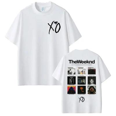 Rapper The Weeknd Xo Album 2025 Graphic T Shirts Women Men's Hip Hop T-shirt Unisex Vintage Style Clothing T-shirts