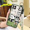 Soft case Silicone Phone Case For Samsung Galaxy M33 5G Global/SM-M336B/DS/Jump2 Cartoon Protective Lanyard Wristband