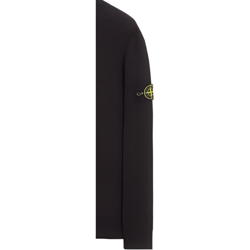 STONE ISLAND Felpa Casual Girocollo Monocolore Ss23 Uomo felpa Blu Scuro 101563750-A0020
