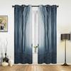 Night Forest Jungle Window Curtain Bedroom Living Room Window Drapes Kitchen Decoration Blinds Curtain