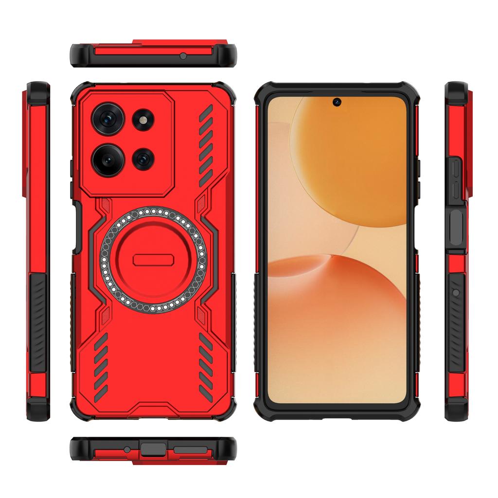 Pro Motorola Moto G75 5G Pouzdro Magnetická přitažlivost Armor Nárazník Pro Motorola Moto G75 Pouzdro pro odvod tepla Pro Motorola Moto G75