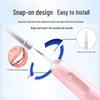 Soft Bristle Rotary Replacement Toothbrush Heads for Oral-B - 5 Pack CN Plug (adapter Included)