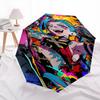 1PC Jinx Automatic Umbrella - Suitable Travel Outdoor Portable Umbrella Birthday Gift Daily Essentials
