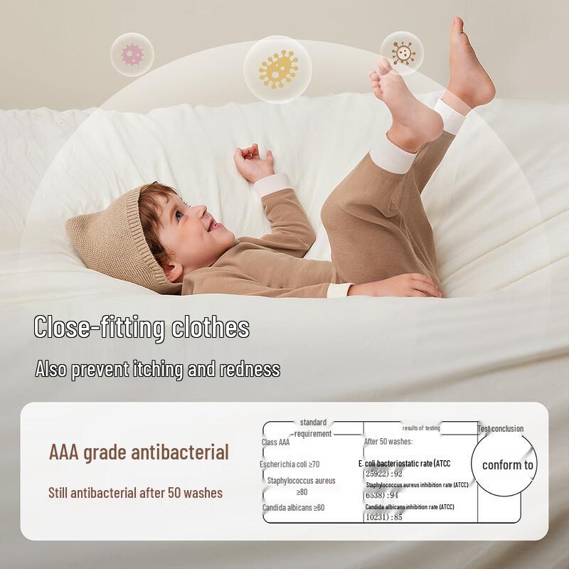 Minibala Kids' Warm Ginger Thermal Underwear Set