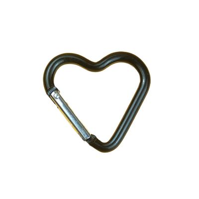 Clips Mosquetón Ganchos Mosquetón en Forma de Corazón Compactos de Eslabón Rápido