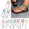 Trendy Nylon Rope Woven Bracelet for Couple Stylish Adjustable Length Wristchain Fashionable Accessory for Parties