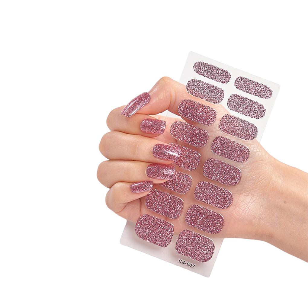 Nail Stickers Long-lasting And Fashionable Nail Art Deco Safe PVC Stickers For Nails Nail Wraps Simple And Easy, CS025
