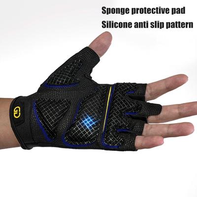 1Pair Workout Gloves For Men Women Gym Training Weight Lifting Cycling Breathable Snug Fit Exercise Gloves