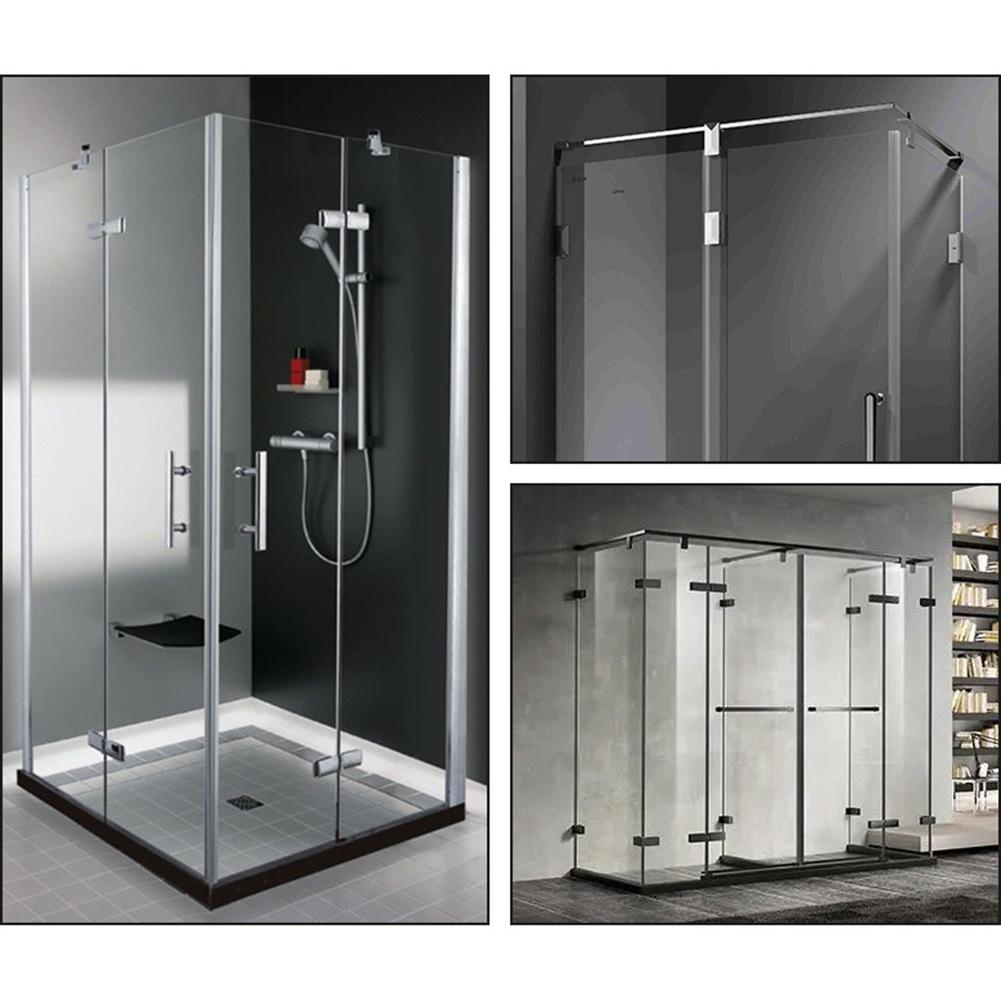 Adjustable Rod Corner Connector 90 To 180 Degrees Stainless Steel Elbow Connector Shower Room For Bay Window Window Hardware