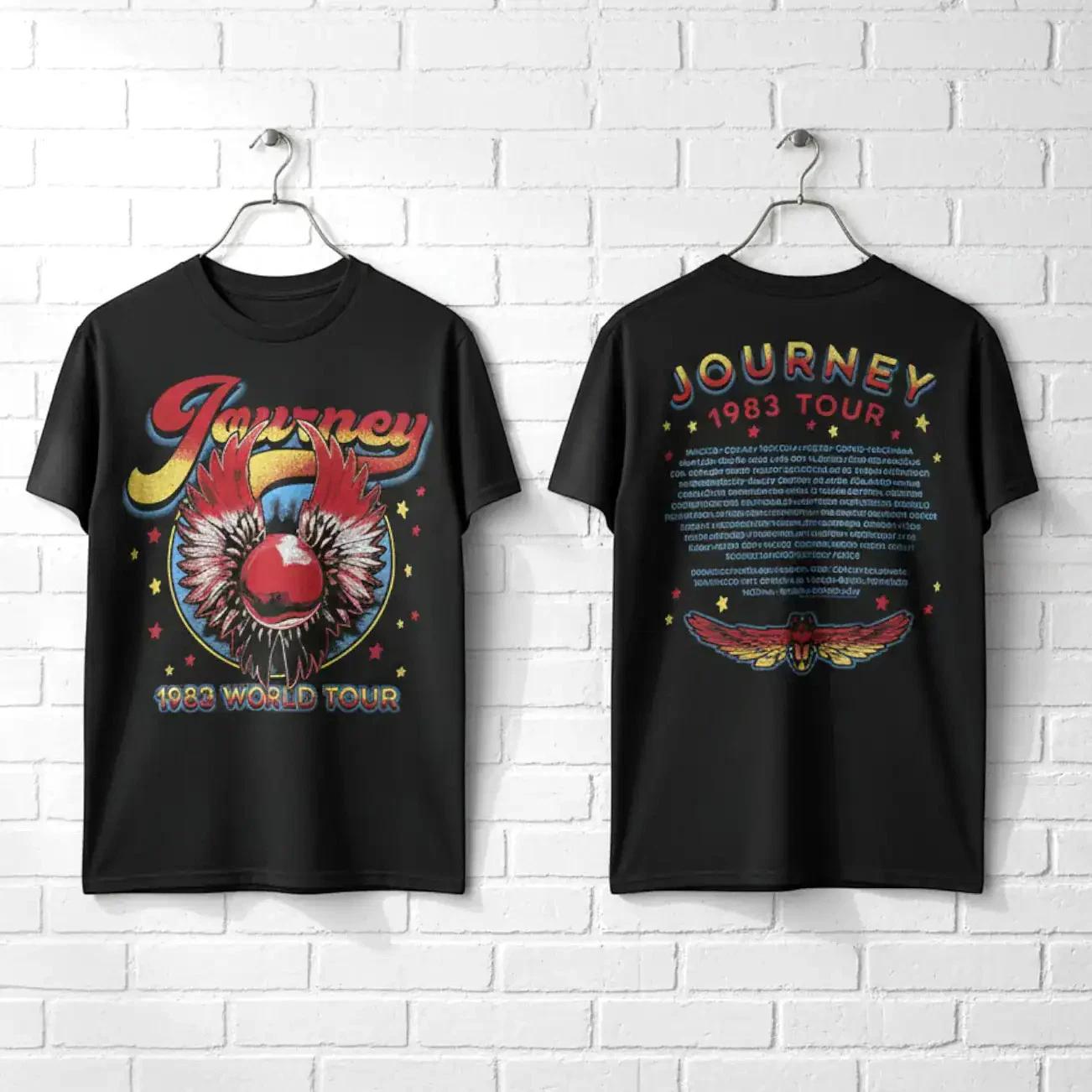 Journey Frontiers 1983 World Tour Cities Men s T Shirt S