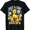 Cute Duck Lover Just A Girl Who Loves Ducks T Shirt
