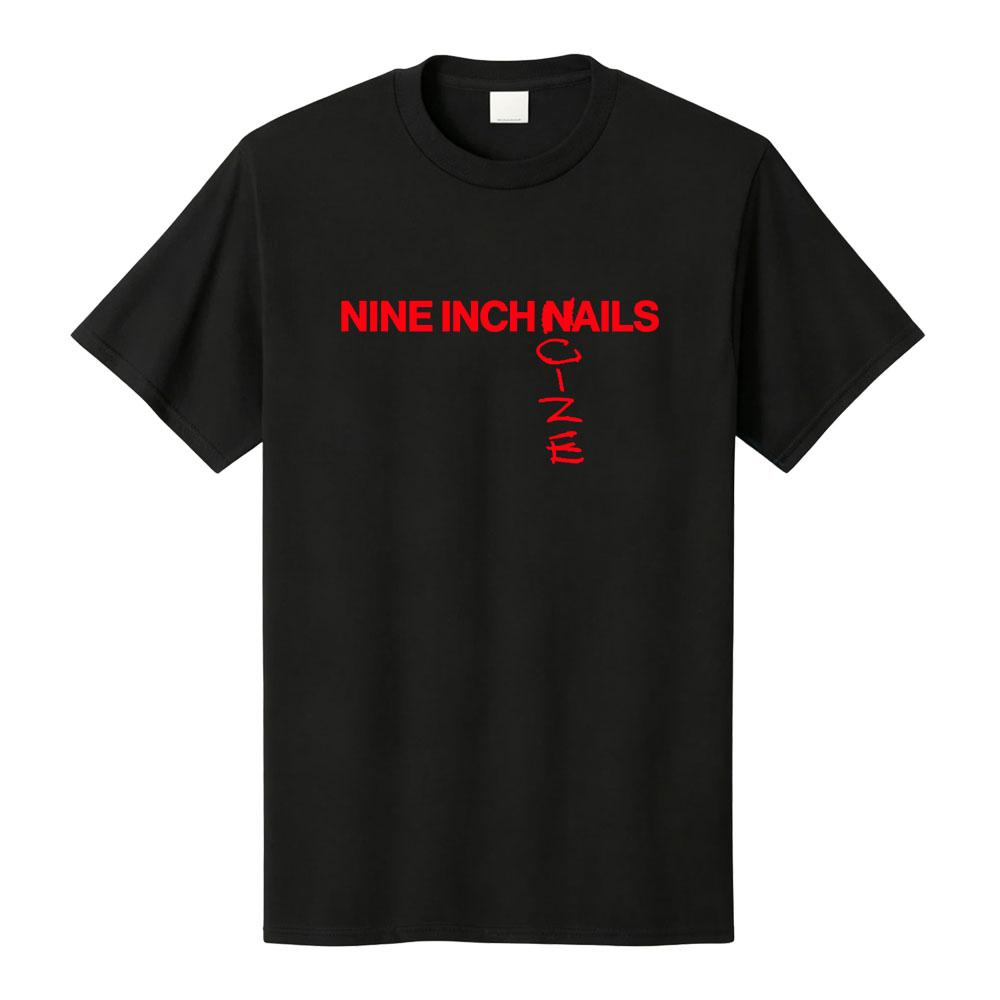 

Nine Inch Nails Boys Noize Design Tees Nine Inch Noize Album T-shirt Short Sleeve Cotton Female/Male Tshirts Unisex Streetwear XXL
