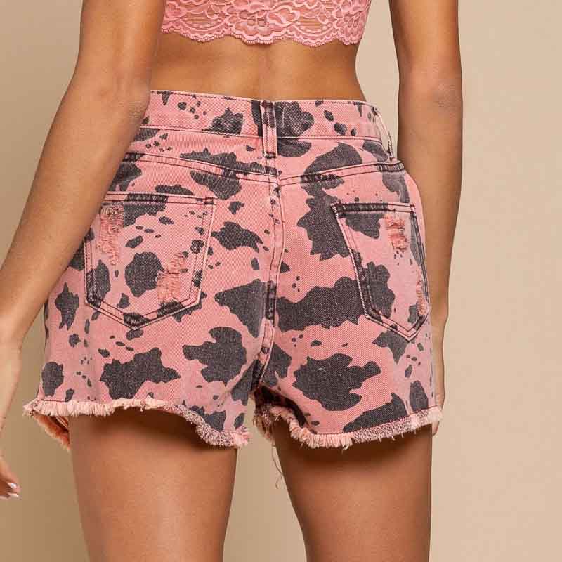 Frayed Skinny Sexy Casual Shorts 