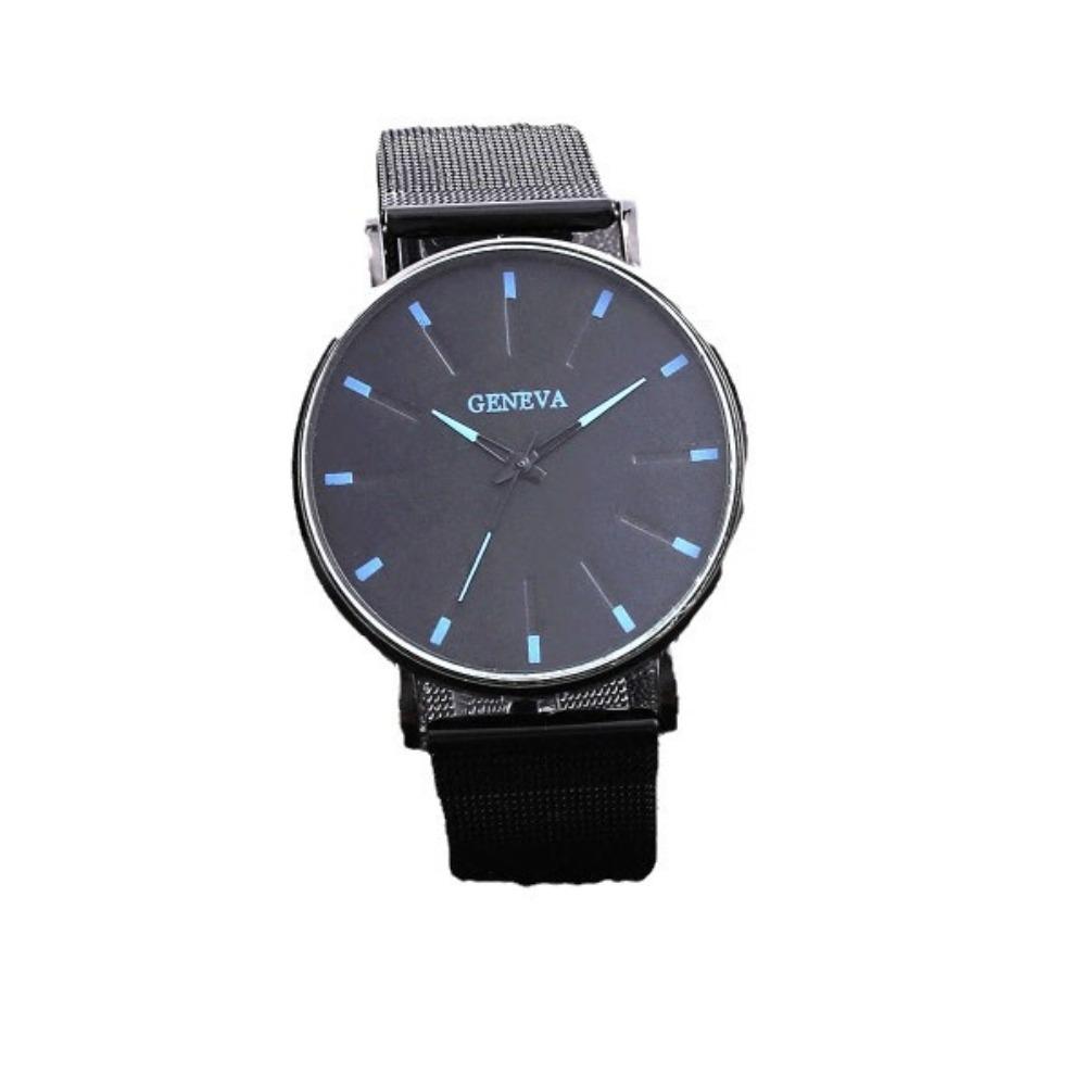 Vintage Diablo Stainless Steel Quartz Watch Set Cross Necklace Ring Bracelet Men's and Women's Watches