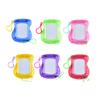 Set of 6 Magnetic Drawing Board Keychains Doodle Pad Key Ornament Plastic Texture Key Pendant Suitable for Students
